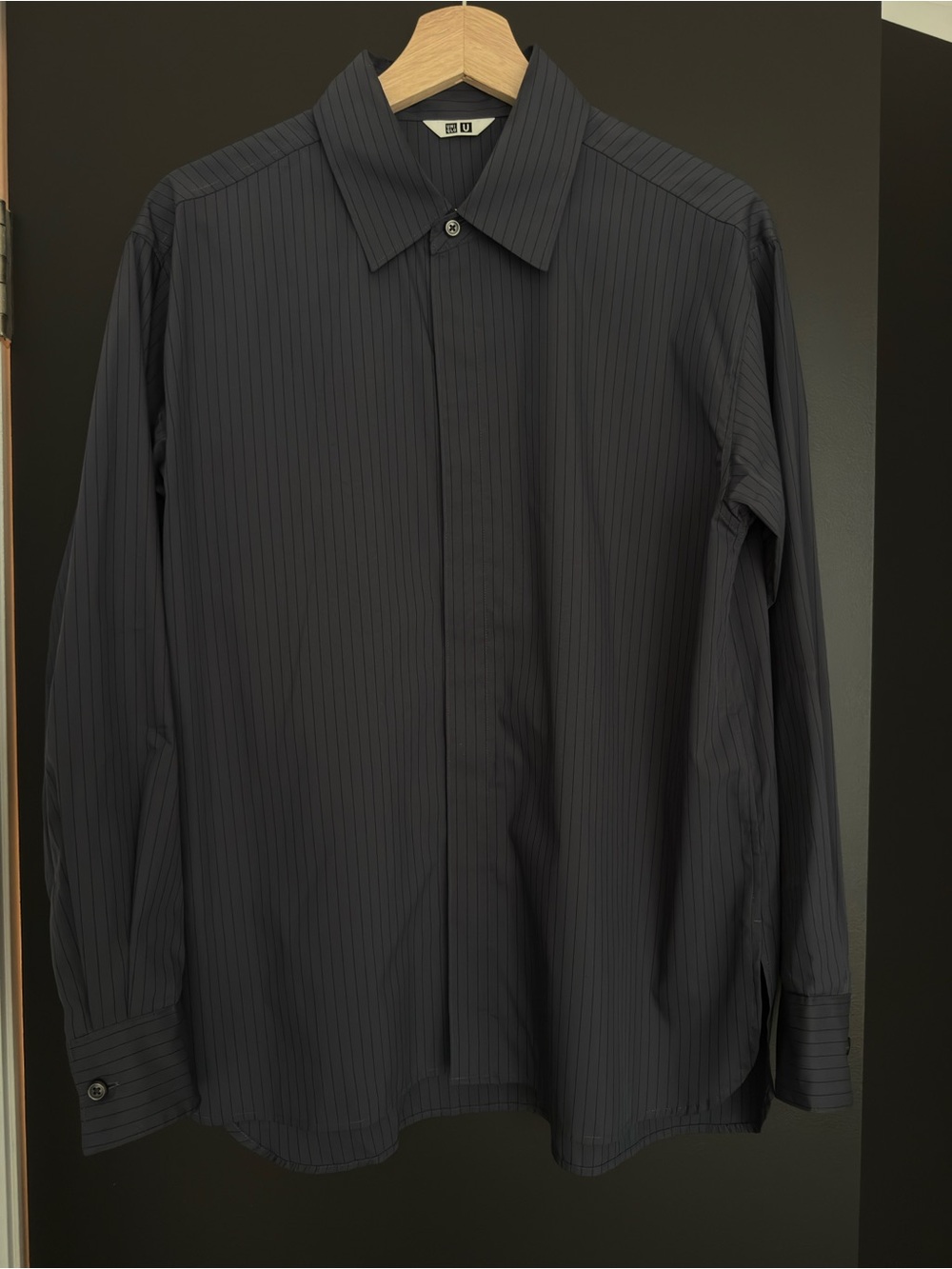 UNIQLO U - FW25 Blue Drape shirt size XS
